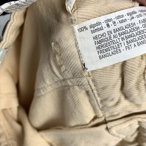 zara high waist wide leg pants Women’s XL (32 Waist)‎ cream 8197/215 New Office - Picture 10 of 16